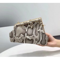 Fendi Small First Bag In Natural Python Leather FBS24364