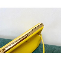 Fendi Small First Bag In Yellow Nappa Leather FBS24369