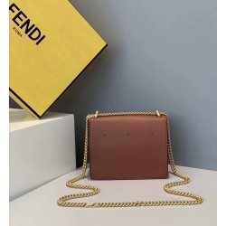 Fendi Small Kan U Bag In Brown Calfskin FBS24377