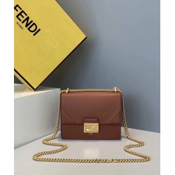 Fendi Small Kan U Bag In Brown Calfskin FBS24377