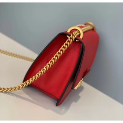 Fendi Small Kan U Bag In Red Calfskin FBS24381