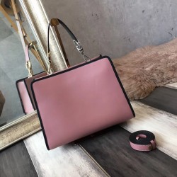 Fendi Small Runaway Bag In Pink Calfskin Leather FBS24396