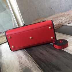 Fendi Small Runaway Bag In Red Calfskin Leather FBS24397