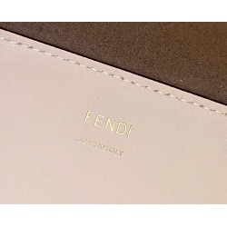 Fendi Sunshine Medium Shopper Bag In Beige Calfskin FBS24403