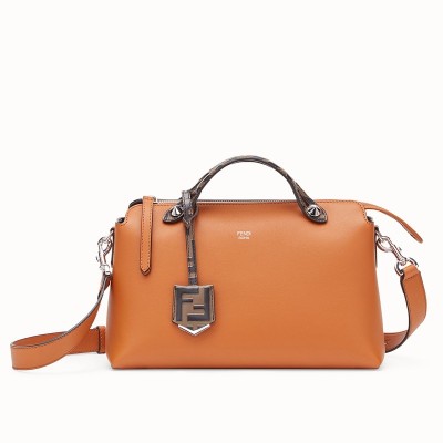 Fendi Tan By The Way Medium Bag With FF Handles FBS24427