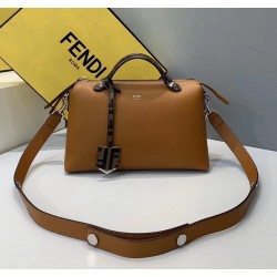 Fendi Tan By The Way Medium Bag With FF Handles FBS24427