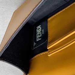 Fendi Yellow Kan I F Belt Bag With FF Motif FBS24450